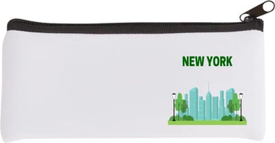 Akyol - new york stad Etui - New york - mensen die naar new york zijn geweest of gaan - new york liefhebbers - souvenir - verjaardagscadeau - cadeau - kado - geschenk - verjaardag - 20 bij 9 cm