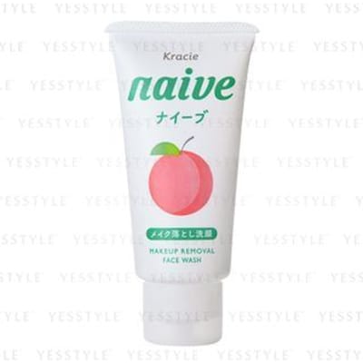 Kracie - Naive Makeup Removal Face Wash 45g Peach Leaf
