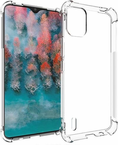 Coverup Hoesje - Geschikt voor Nokia C12 Hoesje - Coverup TPU Back Cover met AirBag Corners - Transparant