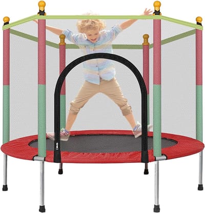 Peuter Trampoline - Binnenshuis Trampoline - Fysieke Training - Veiligheidsnet 360 - 140 cm - Niet gespecificeerd