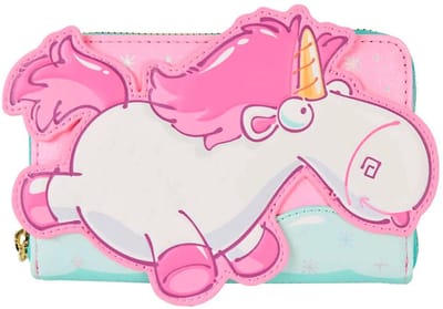 Loungefly Minions Fluffy Unicorn Portemonnee Roze Man,Vrouw