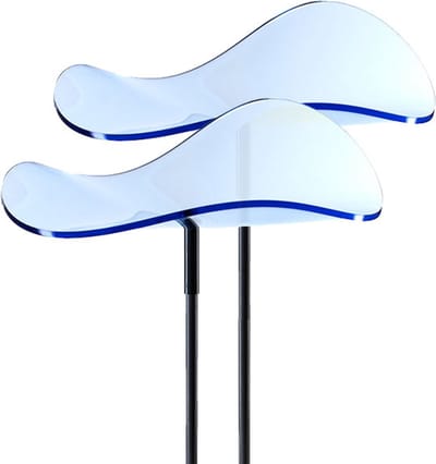 Cazador Del Sol Zonnevangers Lucy - tuin decoratie voor buiten - Ø200mm x 175cm Blauw Set2