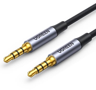Ugreen - kabel - AUX-kabel mini-jack 3,5 mm - (mannelijk) - mini-jack - 3,5 - mm - (mannelijk) - 3m - zwart - (AV183)