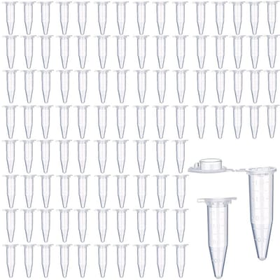Centrifugebuis 1,5 ml - 100 Stuks - Conische Laboratoriumbuizen met Snap-Cap voor Wetenschappelijk Gebruik