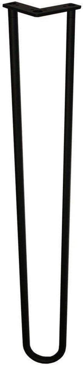 FLE - Stalen hairpin zwart hairpin ø 1,6 cm en hoogte 95 cm