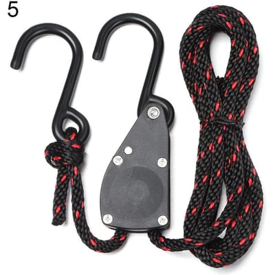 Katrol Ratels Kajak En Kano Boot Boeg Hek Touwslot Vastzetband 1/4 1/8 Inch Heavy Duty Verstelbare Ophangtouw Clip 5