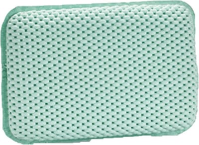 Berilo Badkussen anti-slip - groen - 29 cm - nekkussen voor in bad - relax kussen