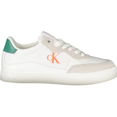 Calvin Klein Bianco Polyurethaan Heren Sneaker