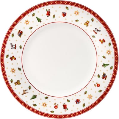 Ronde Dinerbord Kerst Special Diameter 27 cm - Premium Porselein