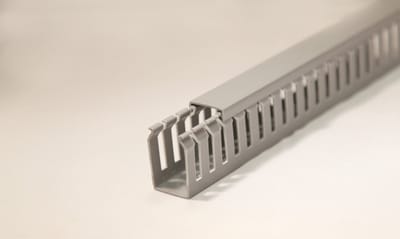 Bedradingskoker/ kabelgoot 25x40mm 2X 1 Meter grijs