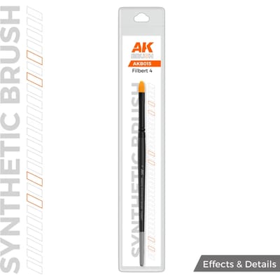 Synthetic kwast AK Interactive Filbert 4