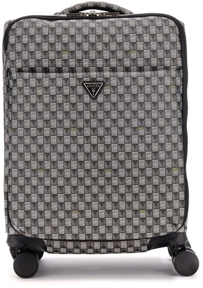 GUESS trolley Follie 18 In 8-Wheeler Black Logo zwart 52cm