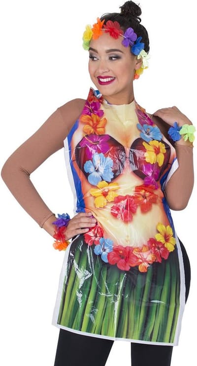 Funny Fashion Hawaii schort - BBQ - vrouw - verkleed / carnaval schorten