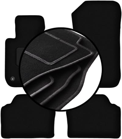Complete set veloursmatten voor: BMW 3 E90 xDrive sedan (2004-2011)