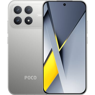 POCO F8 Pro 5G 12 512GB EEA-versie, Snapdragon ®       8 Elite, 120 Hz, 6,59 inch, 50 Mpx camera, 6210 mAh, IP68, NFC ... Titanium Silver