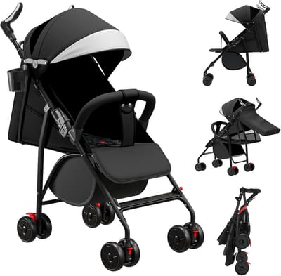3-in-1 Kinderdriewieler met Duwstang - Loopfiets voor Baby en Peuter (0-4 jaar)