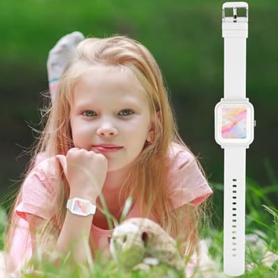 Waterdichte Kinderen Analoge Horloge voor Meisjes en Jongens - Zachte Siliconen Band, Gemakkelijk te Lezen Tijd voor Kinderen