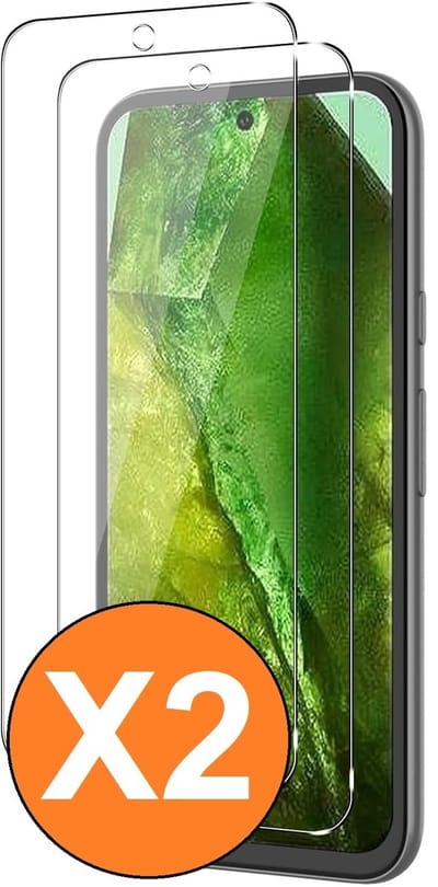 Screenprotector Beschermglas Geschikt voor Google Pixel 8a - Google Pixel 8a Screenprotector gehard glas - screenprotector Google Pixel 8a - 2 Stuks