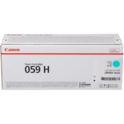 Canon 059 H - Hoge capaciteit - cyaan - origineel - tonercartridge - voor i-SENSYS LBP852Cx;Satera LBP851C;LBP852Ci