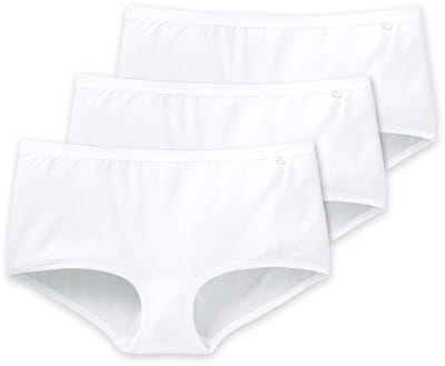 Schiesser Dames 95/5 3Pack Short wit-46