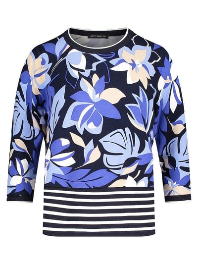Trui ronde hals Van Betty Barclay blauw