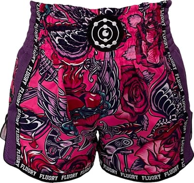 Fluory Muay Thai Kickboxing Shorts Paars MTSF90A - XS