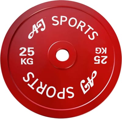 AJ-Sports Olympische Halterschijf 25 kg - halterschijven 50 mm - Gewichten set - Halters - Halterset - Halterstang - Halterbank - Fitness - Krachttraining