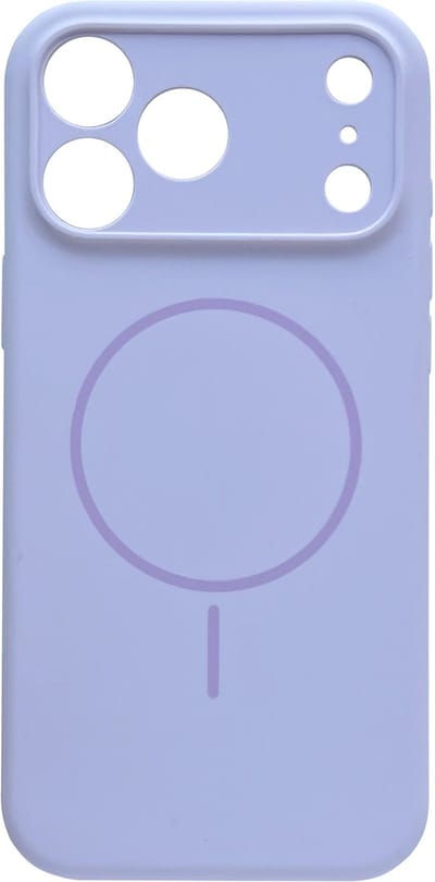 Casemania Hoesje Geschikt voor Apple iPhone 17 Pro Max - Paars - Zachte Liquid Siliconen Magnetisch Back Cover Case - Geschikt voor MagSafe - Telefoonhoesje met Camera Bescherming