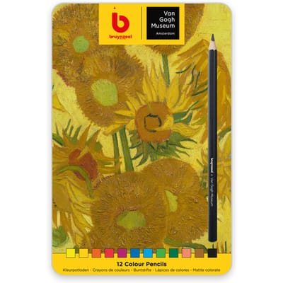 Kleurpotloden Bruynzeel Van Gogh Museum assorti blik à 12 stuks