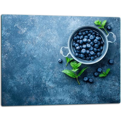 TMK ArtDeko - Snijplank Glas - 52x40 cm - Inductiekookplaat Bescherming - Veelzijdig Gebruik