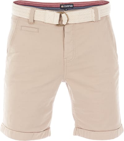 riverso Heren Short RIVHenry regular/straight Beige W 31 Volwassenen Zomershorts