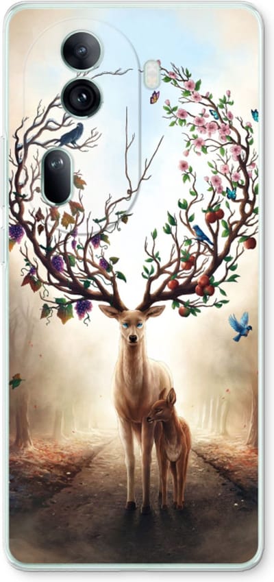 Case Company® - Hoesje geschikt voor Oppo Reno 11 Pro hoesje - Seasons Change - Soft Cover Telefoonhoesje - Bescherming aan alle Kanten en Schermrand