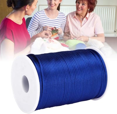 Dailygoods- Koord 100yd 2,5 mm - Nylon - Satijnen Koord - Decoratie Draad - Ketting/Armband - Kralen/Macramé - Sieraaddraad