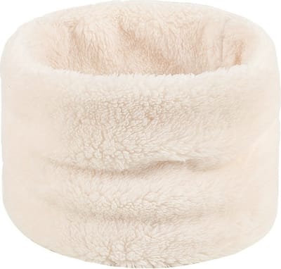Livano Nekwarmer - Dames - Fleece - Motor - Bandana - Masker - Colsjaal - Sjaal - Gewatteerd - Skiën - Winter - Casual - Wit