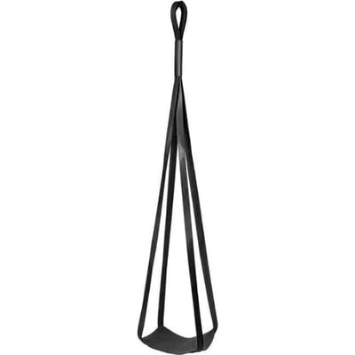 Hangmand Exclusieve Leer Huisplantenhouder Zwart voor Groenten Fruit Cosmetica black