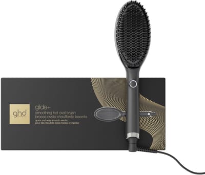 ghd - Glide+ Professionnal - Warmteborstel – Elektrische Stijlborstel met Ionentechnologie – Keramisch – Alle Haartypes – Zwart