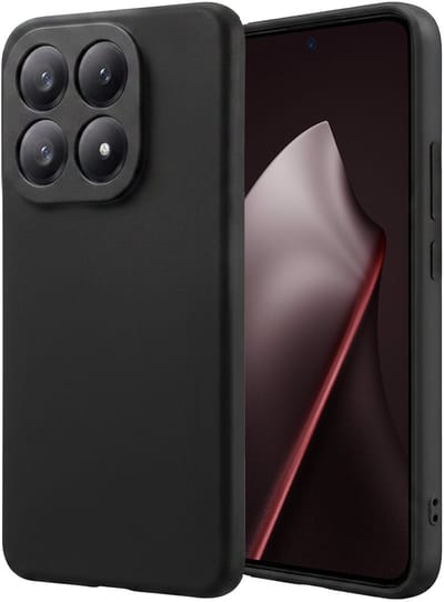 Hoesje - Geschikt voor Xiaomi 15T - Sterk & Shockproof - Hoes Cover - Siliconen Case - Zwart