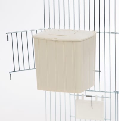 Kunststof nest Leonardo - Vogelhuisje - Nestkastje - Vogel Huis - Kunststof nest Leonardo - Nestkasten voor broedkooien - Nesten - Nestkasten / vogelhuisjes - Vuurvink (Lagonosticta senegala)
