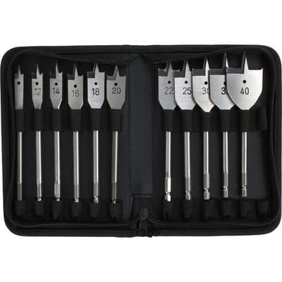 Labor speedborenset Quicklock 11-delig ø10-12 14-16-18-20-22-25-30-35-40mm in rol-etui