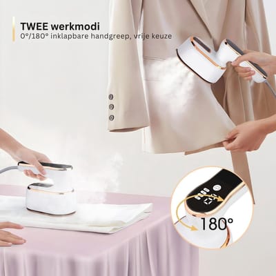HEZIVO® Kledingstomer - Handstomer - Kleding Stomer - Droog en Nat Strijken - Snelle Opwarming - 1000W