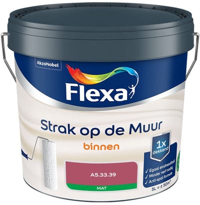 Flexa - Strak Op De Muur Binnen Mat - A5.33.39 - Mengverf - 5 L