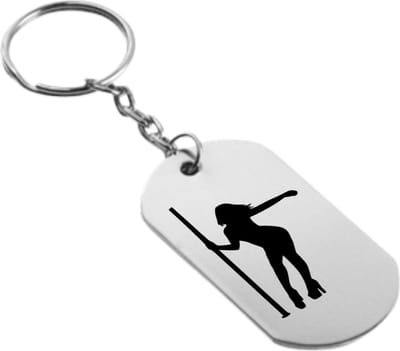 Akyol - Paaldanseres Sleutelhanger - Sport - Paaldansen - paaldanseressen - Stripper sleutelhanger - Danspaal- Vermaken - Paaldansen - Pole dance - Cadeau - 2,5 x 2,5 CM