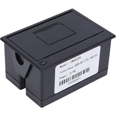 Geïntegreerde thermische bonprinter met een printbreedte van 58 mm, USB TTL 232 seriële poort, microcontroller, secundaire ontwikkelings-MCU-printmodule. black