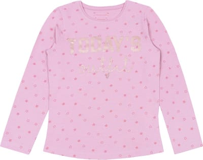 Roze shirt met sterren