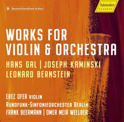 Rundfunk-Sinfonieorchester Berlin, Frank Beermann, Omer Meir Wellber - Works For Violin & Orchestra (CD)