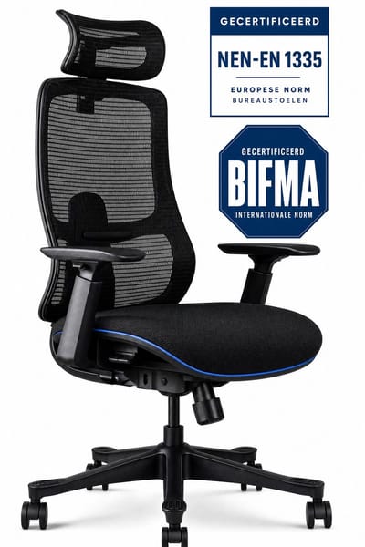 Stane Premium Foam Ergonomische Bureaustoel - Office Chair - Bureaustoelen voor Volwassenen - NEN-EN1335
