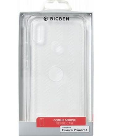 Bigben Connected, Hoesje geschikt voor Huawei P Smart Z - Flexibel & Dun, Transparant