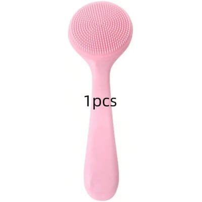 1 pièce Brosse Faciale Silicone Brosse Nettoyante Visage Manuelle Peau Silicone Brosse Exfoliante Manuelle Nettoyeur Visage Réutilisable Brosse Nettoyante Visage