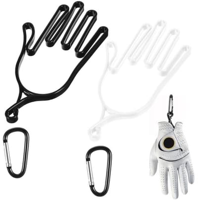 Golf Handschoenenhouder en Droger – 2 Stuks Golfhandschoen Hanger Rack Accessoires