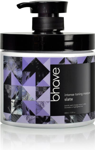 BHAVE - Intense Toning Masque Violet 400ml - Haarmasker - Voor blond of geblondeerd haar